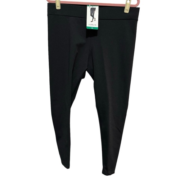 Matty M - Dark Charcoal Gray Knit leggings - Size XL - Picture 2 of 6